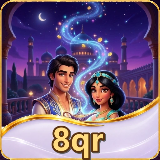 Tampilan menu katalog game 8qr di Android